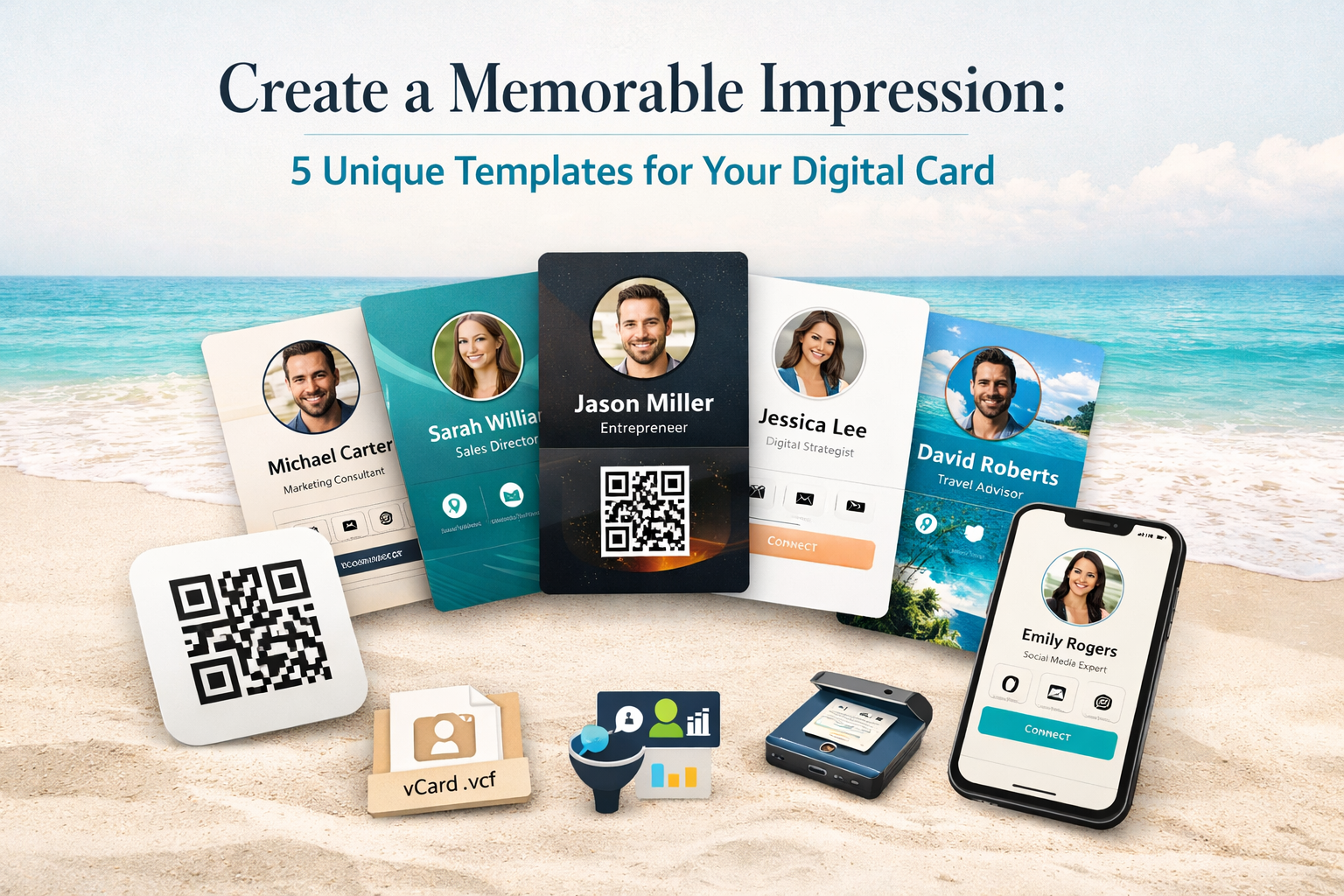 Créez une Impression Mémorable: 5 Templates Uniques pour Votre Carte Digitale