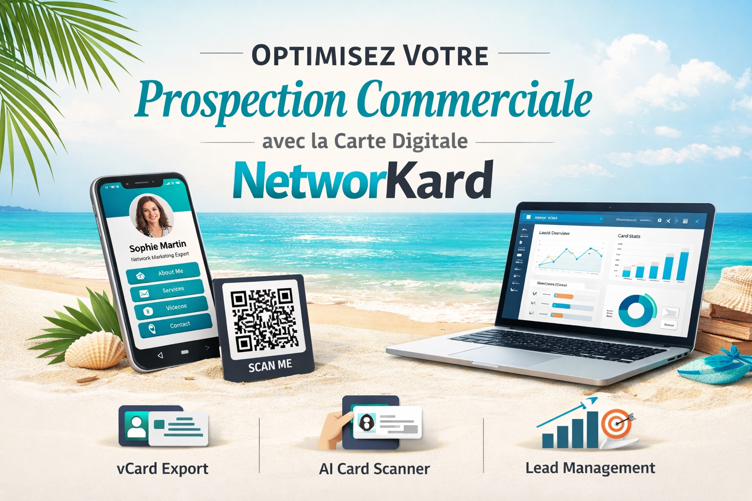 Optimisez Votre Prospection Commerciale avec la Carte Digitale NetworKard