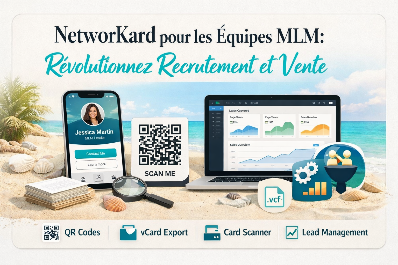 NetworKard pour les Équipes MLM: Révolutionnez Recrutement et Vente