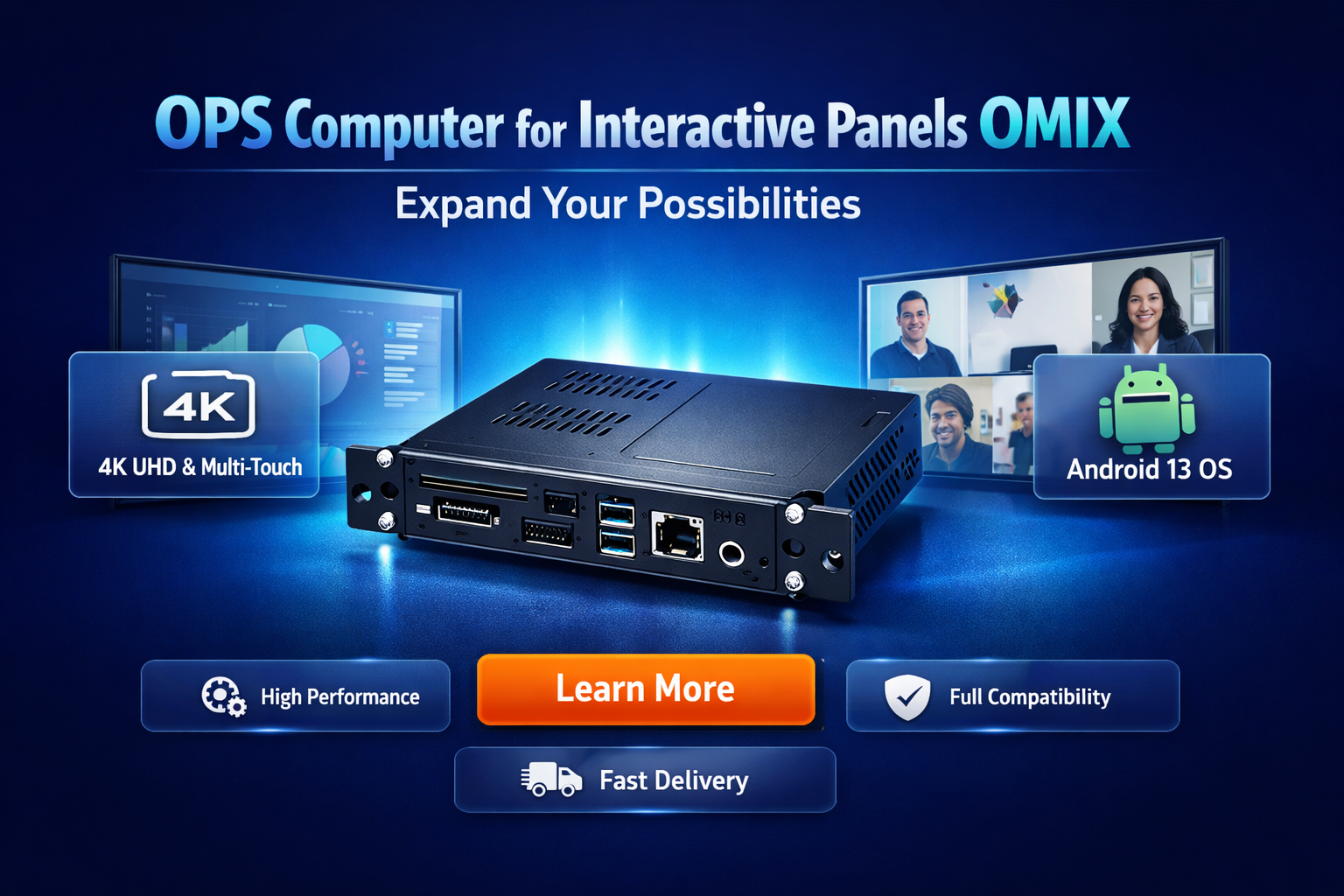 OPS Компьютер для Интерактивных Панелей OMIX: Расширьте Возможности