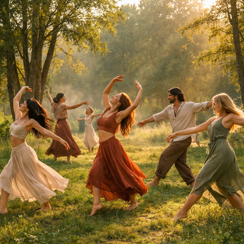 Yoga Dance na natureza