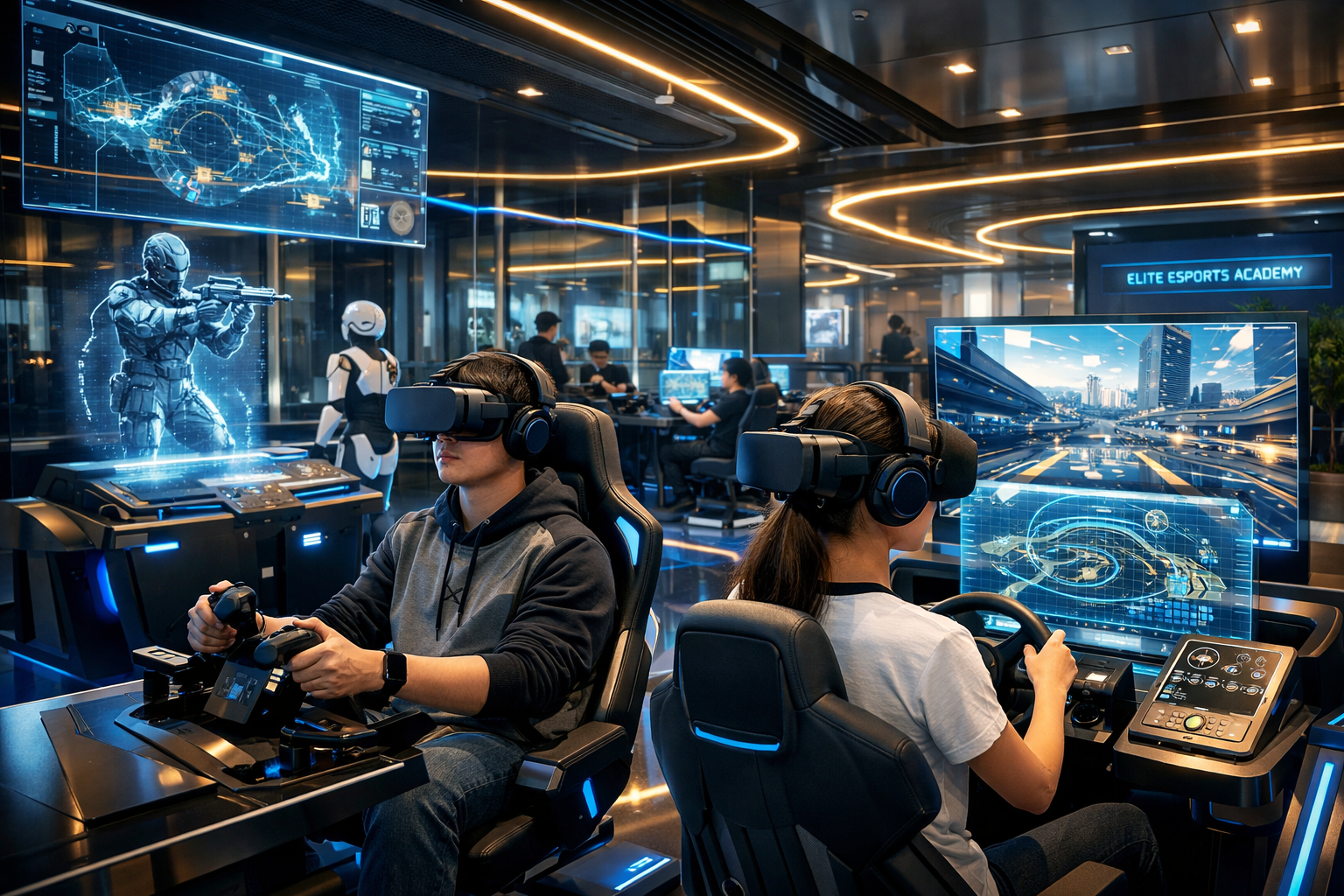 Pro Sports and Esports Academy VR training with AI-powered coaching in Bahrain - coming soon