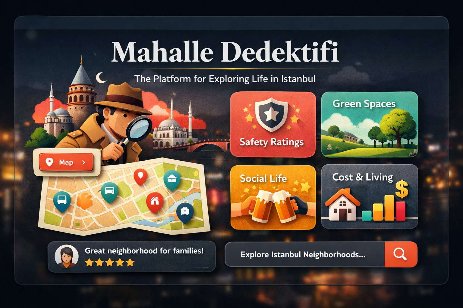 Mahalle Dedektifi: İstanbul'da Yaşamın Nabzını Tutan Platform