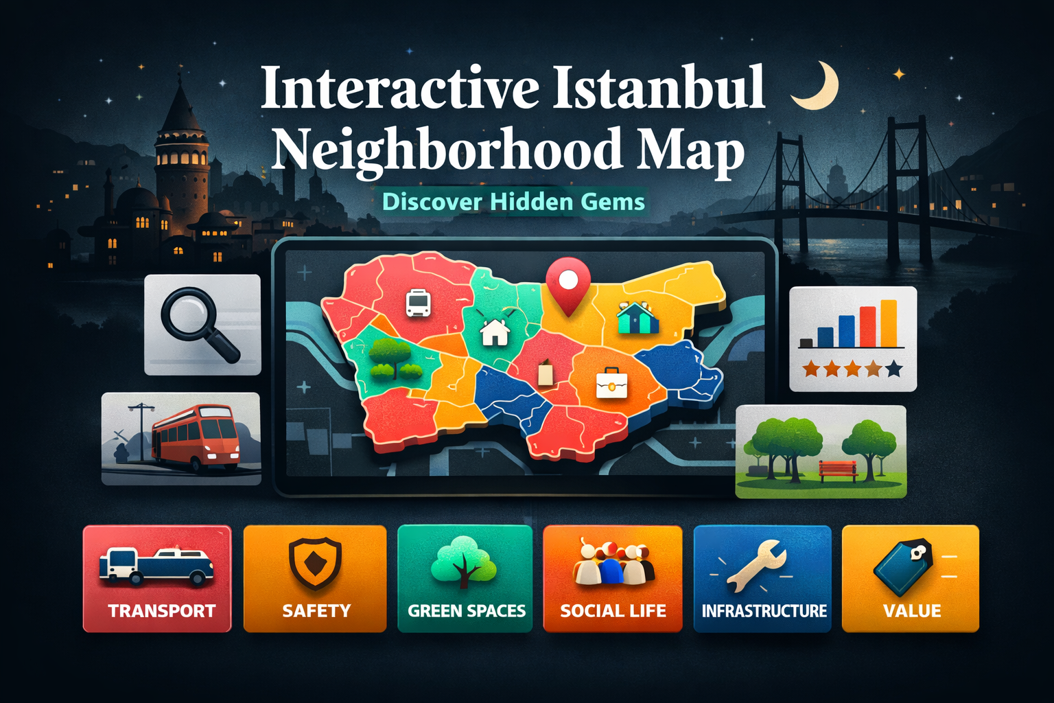 İnteraktif İstanbul Mahalle Haritası: Keşfedilmeyi Bekleyen Semtler