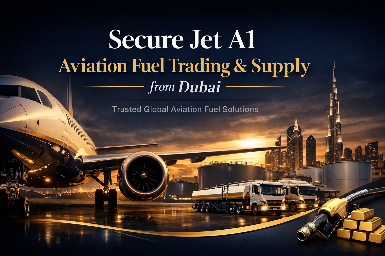 Secure Jet A1 Aviation Fuel Trading & Supply from Dubai