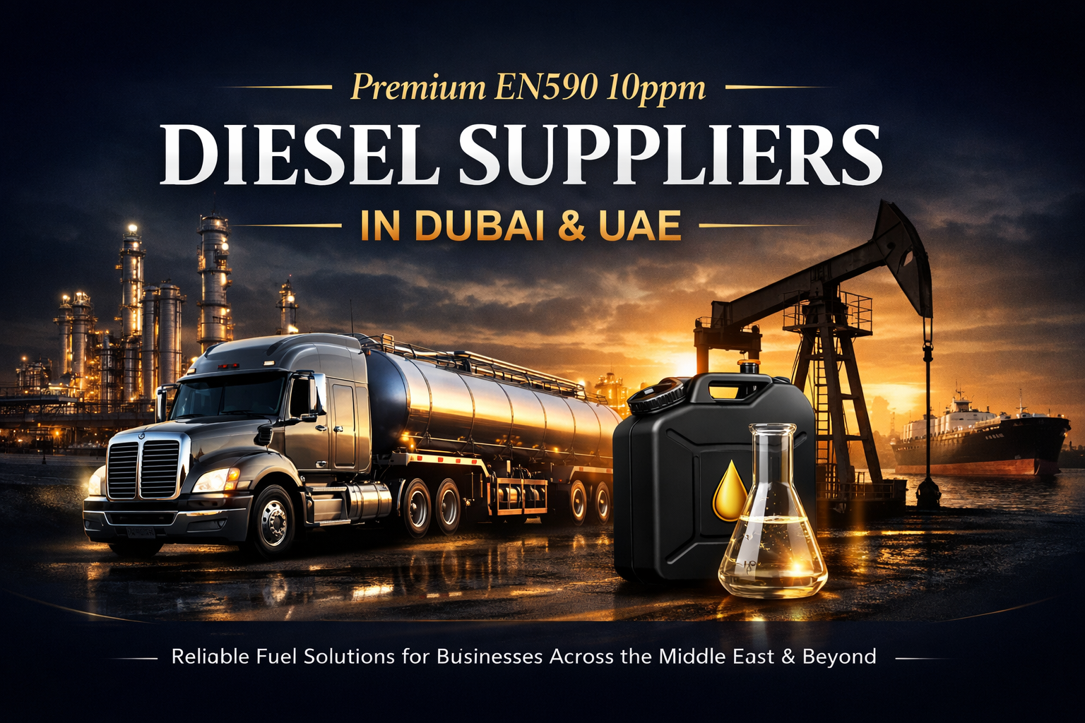 Premium EN590 10ppm Diesel Suppliers in Dubai & UAE