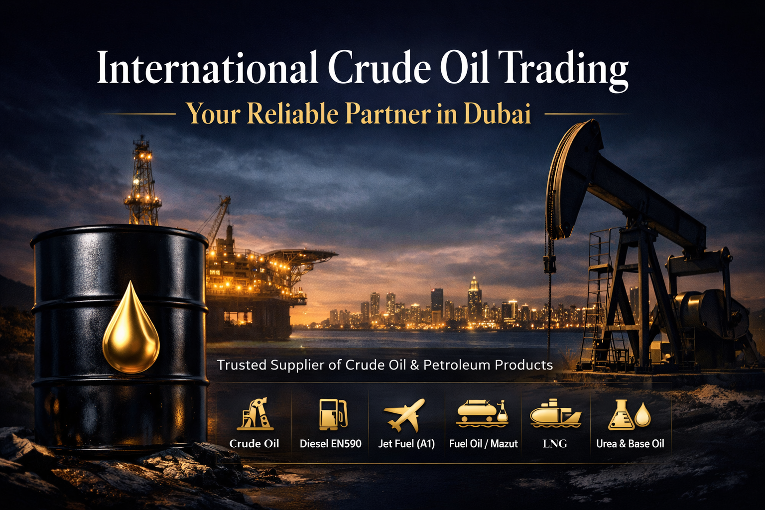 International Crude Oil Trading: Your Reliable Partner in Dubai