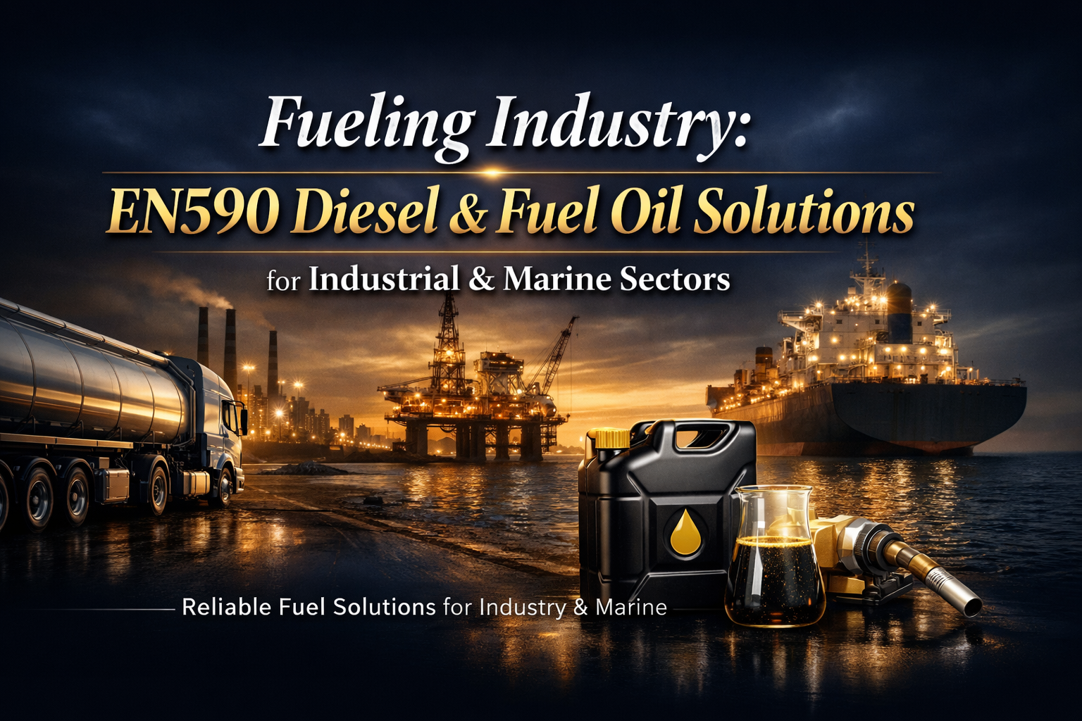Fueling Industry: EN590 Diesel & Fuel Oil Solutions for Industrial & Marine Sectors