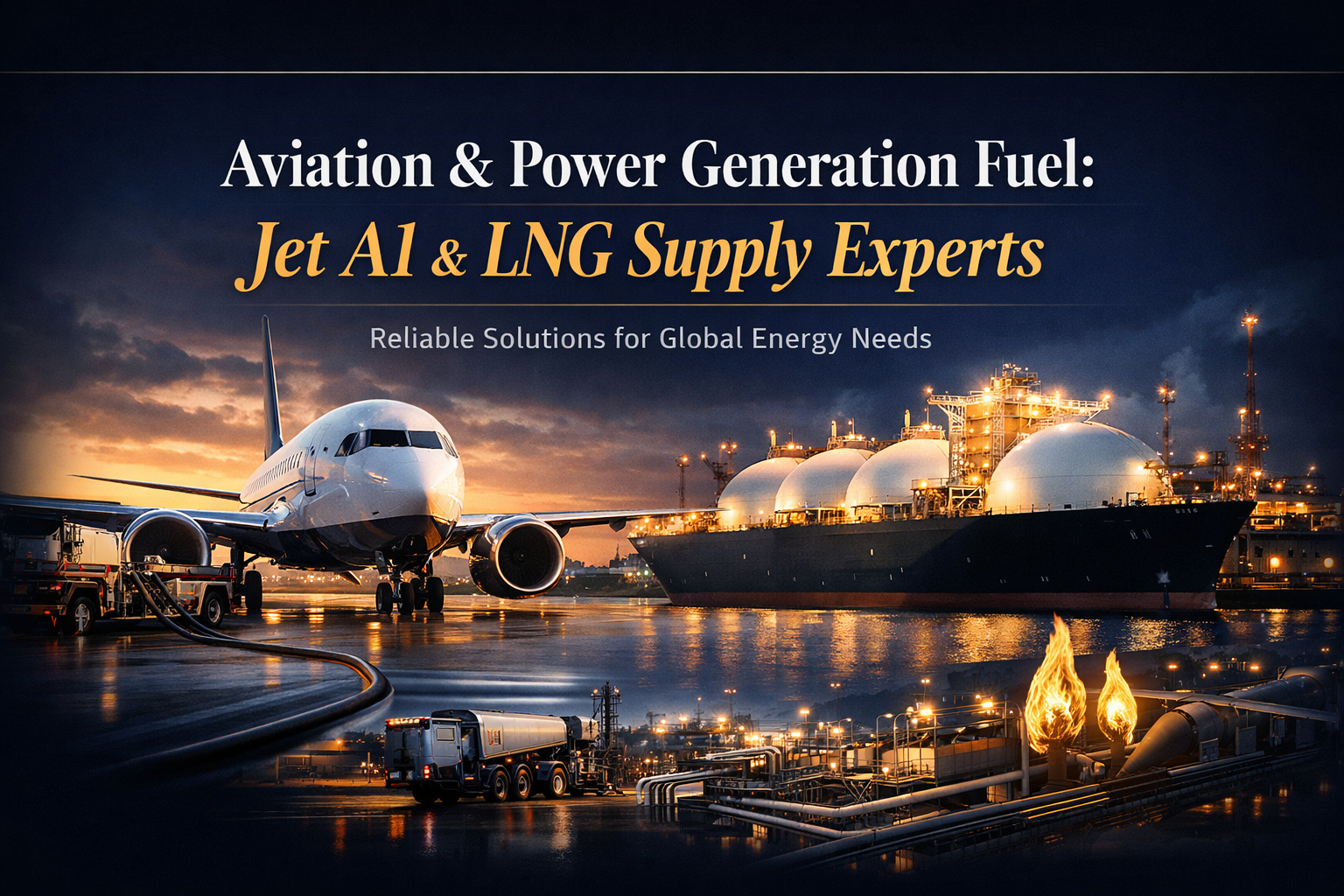 Aviation & Power Generation Fuel: Jet A1 & LNG Supply Experts