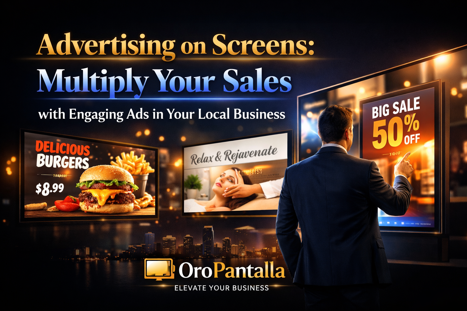 Publicidad en Pantallas: Multiplica Tus Ventas con Anuncios Atractivos en Tu Negocio Local