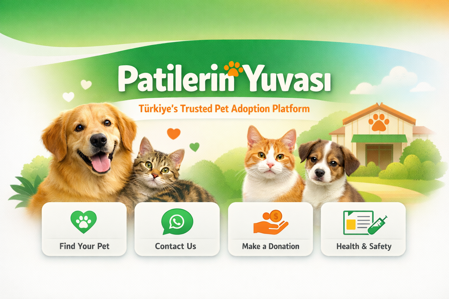 Patilerin Yuvası: Türkiye'nin Güvenilir Hayvan Sahiplendirme Platformu