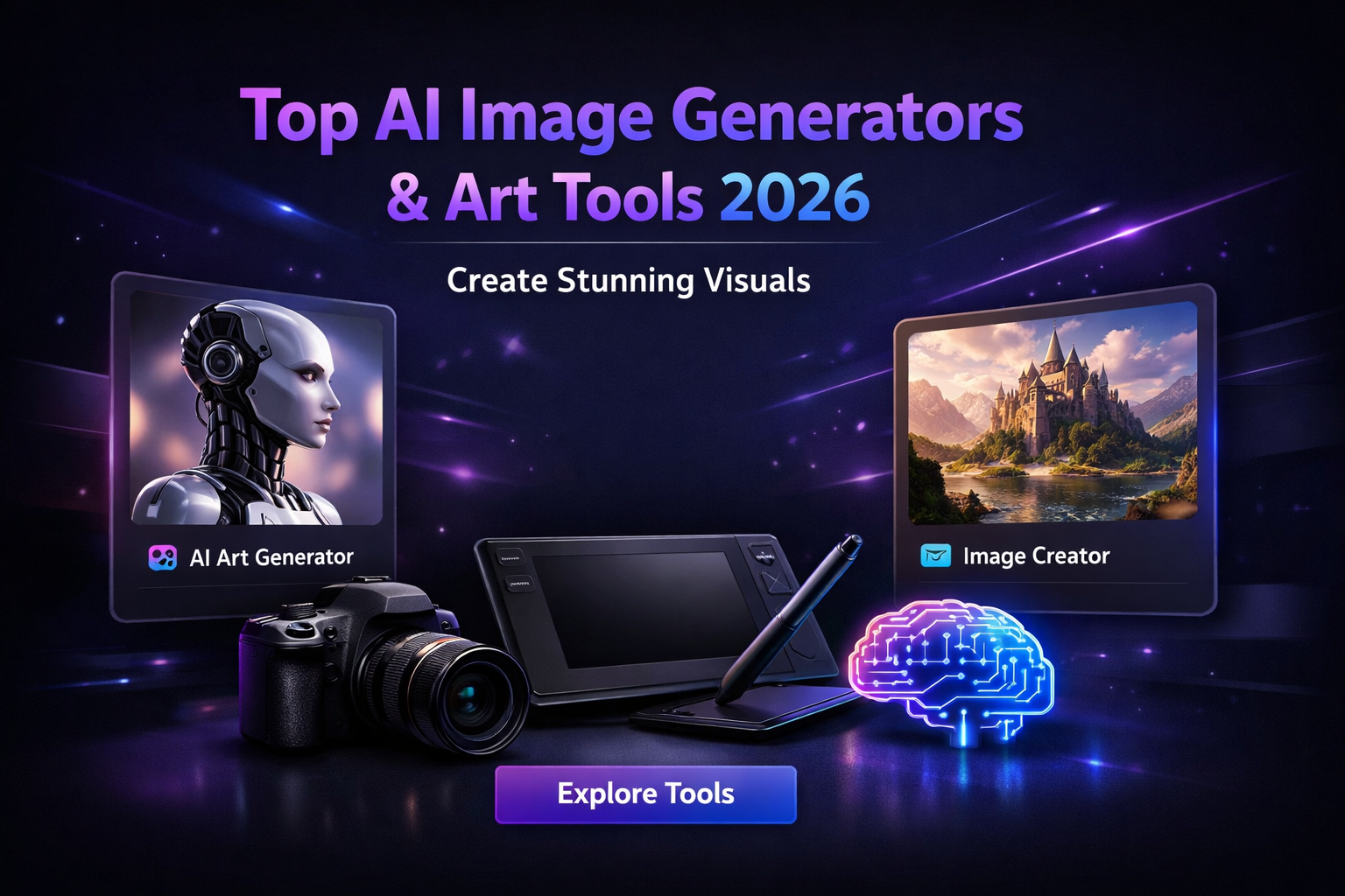 Top AI Image Generators & Art Tools 2026: Create Stunning Visuals