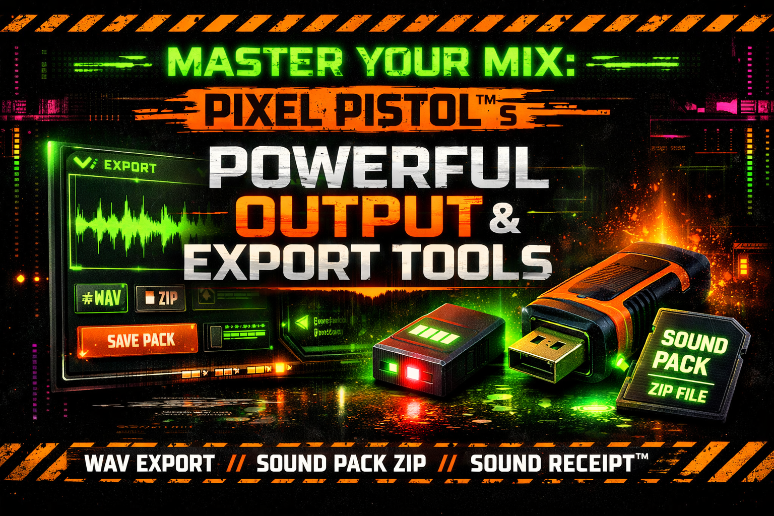 Master Your Mix: Pixel Pistol™'s Powerful Output & Export Tools