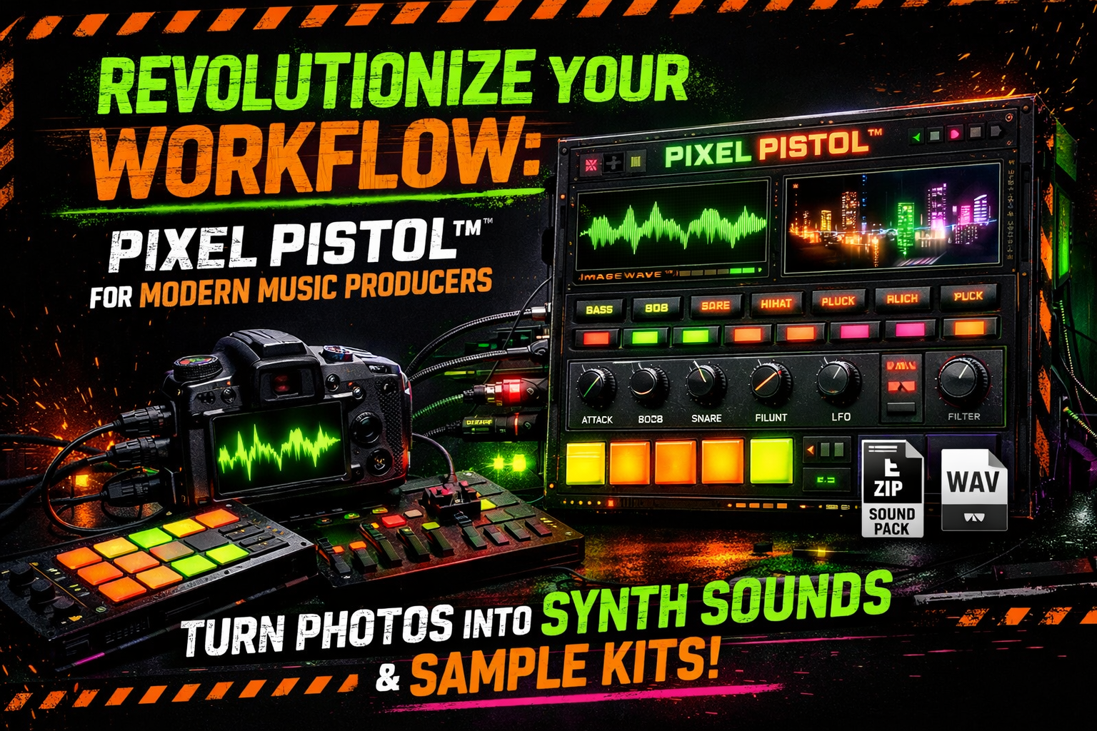 Revolutionize Your Workflow: Pixel Pistol™ for Modern Music Producers