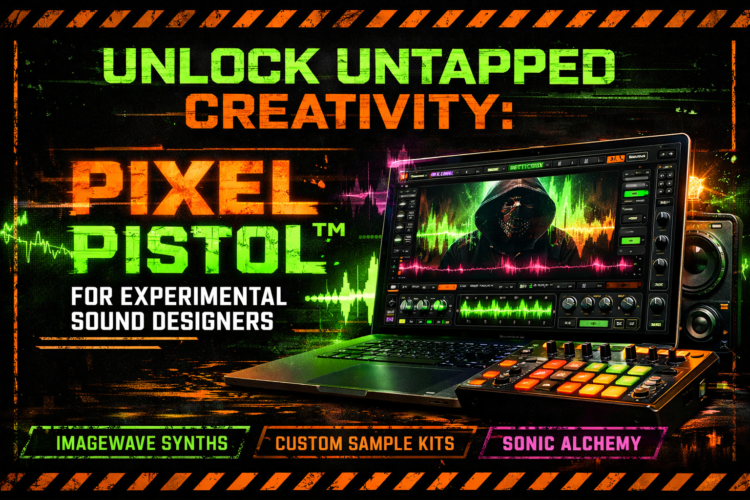 Unlock Untapped Creativity: Pixel Pistol™ for Experimental Sound Designers