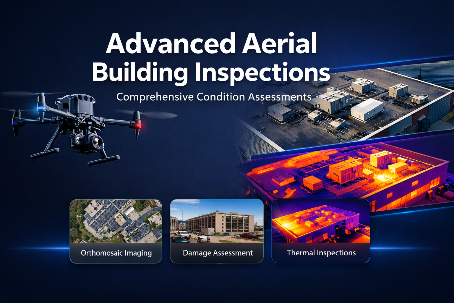 Advanced Aerial Building Inspections: Comprehensive Condition Assessments