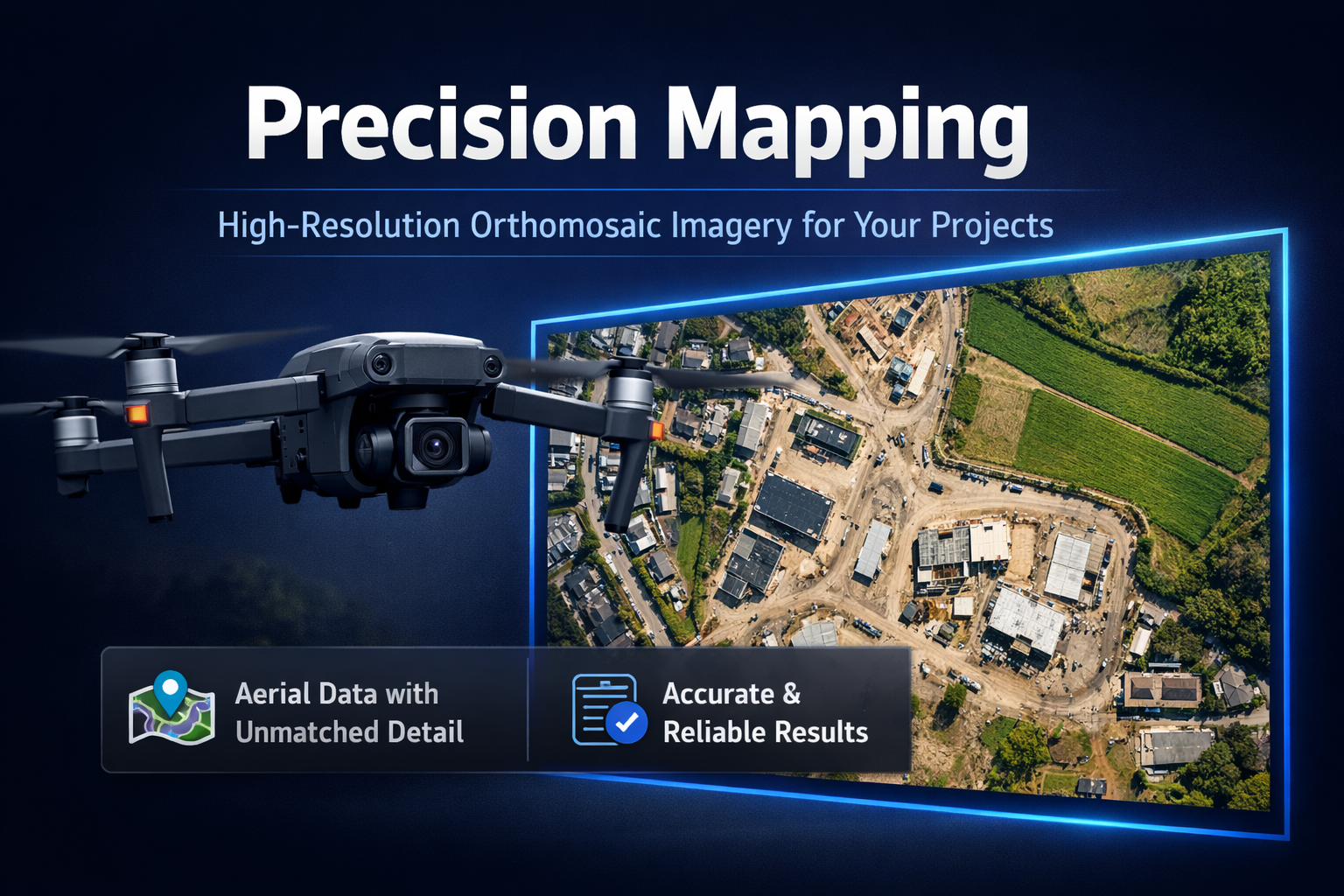 Precision Mapping: High-Resolution Orthomosaic Imagery for Your Projects