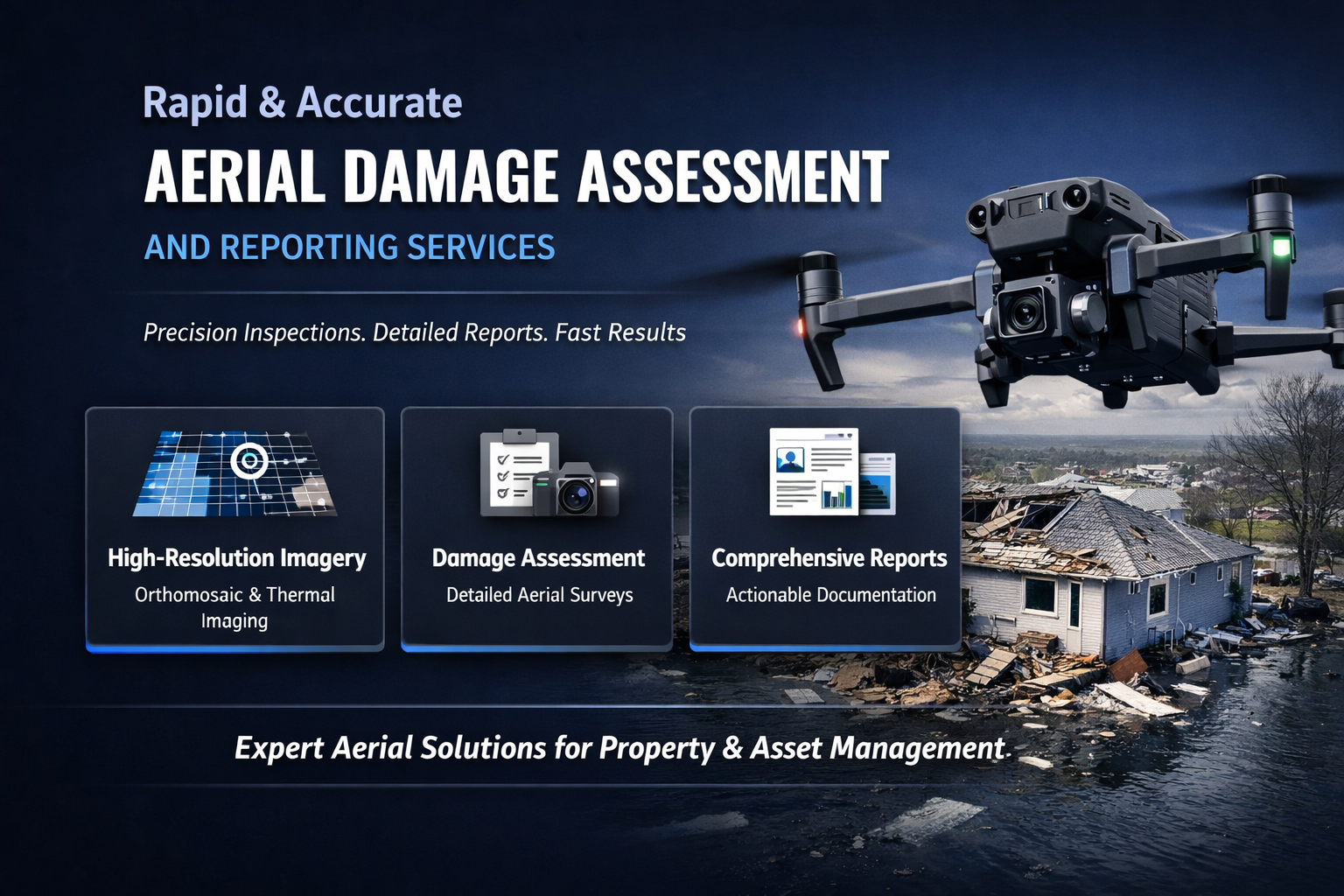 Rapid & Accurate Aerial Damage Assessment and Reporting Services