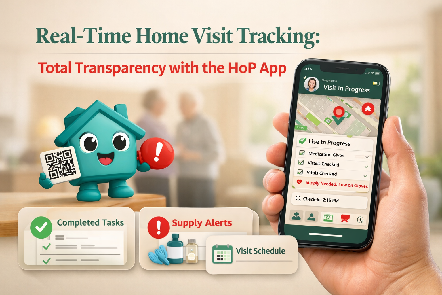 Suivi des Visites Domicile en Temps Réel: La Transparence Totale avec l'Application HoP