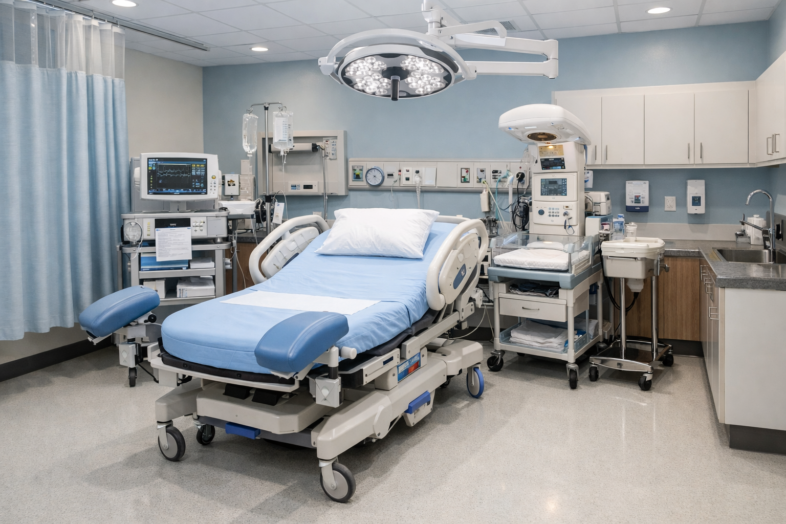 Sala de maternidad Hospital Zalatitán