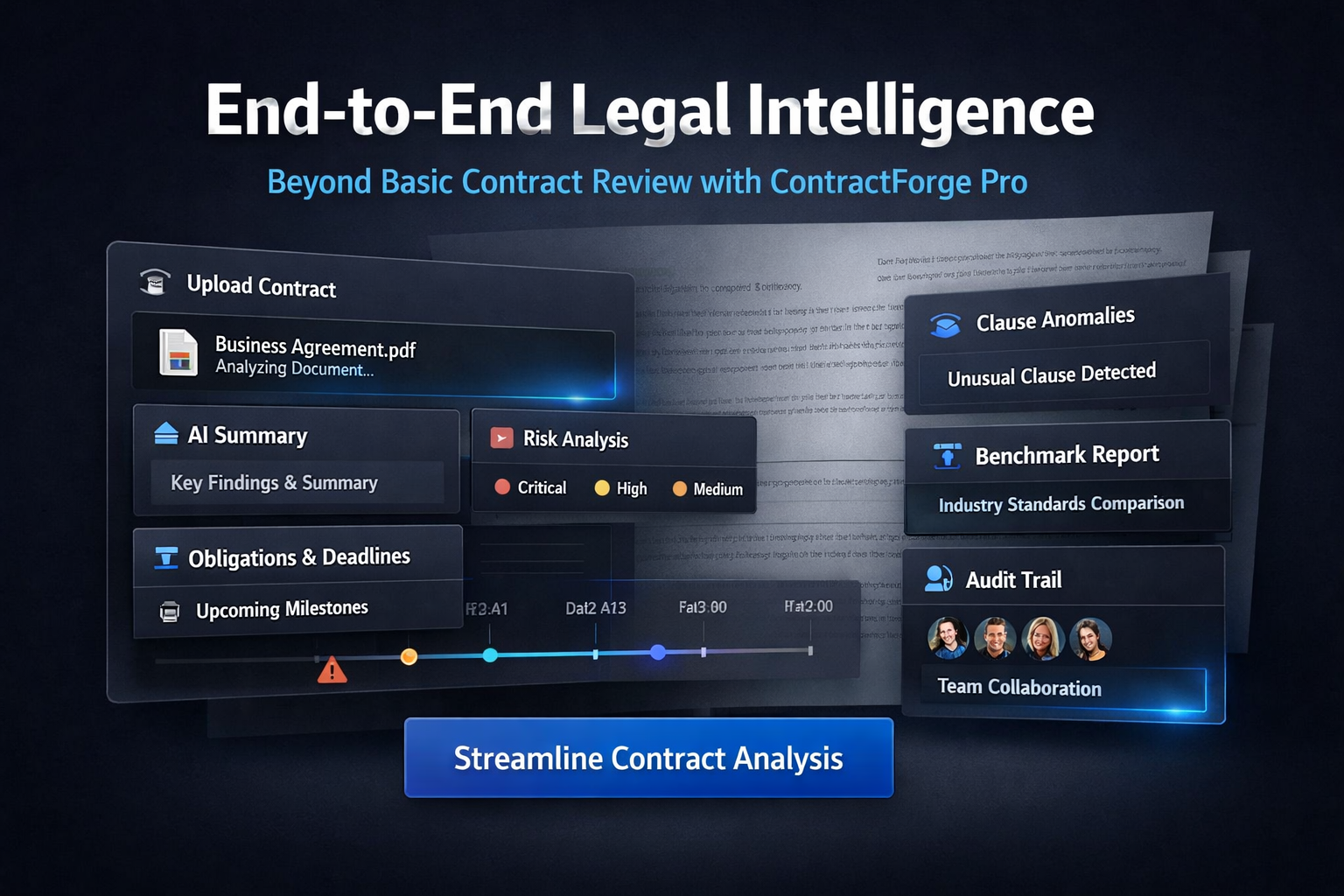 End-to-End Legal Intelligence: Beyond Basic Contract Review with ContractForge Pro