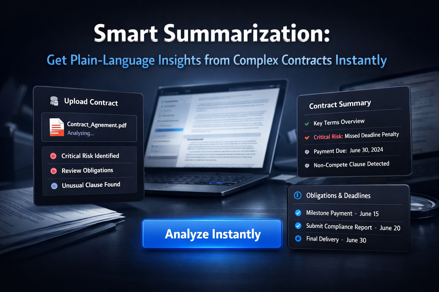 Smart Summarization: Get Plain-Language Insights from Complex Contracts Instantly