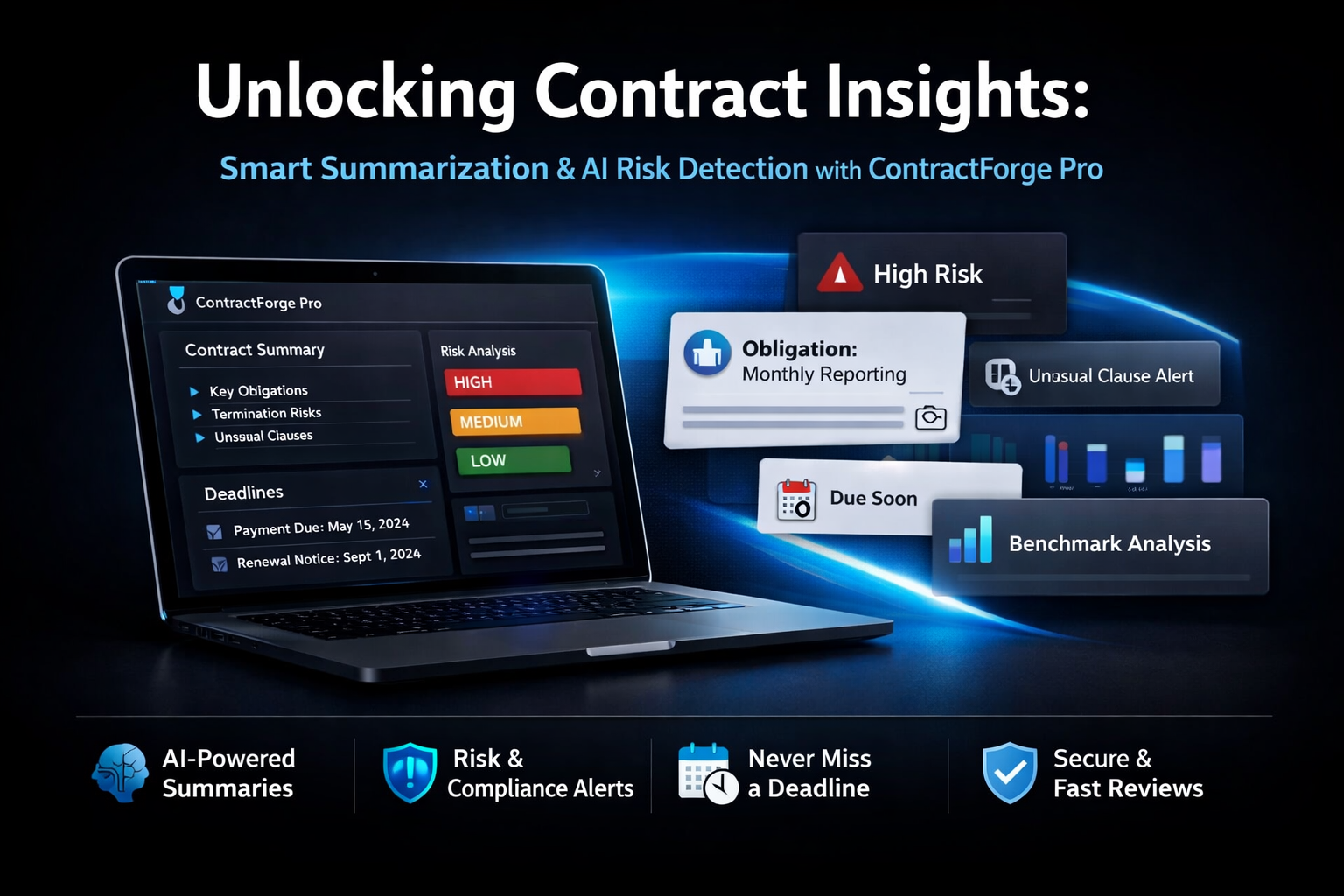 Unlocking Contract Insights: Smart Summarization & AI Risk Detection with ContractForge Pro