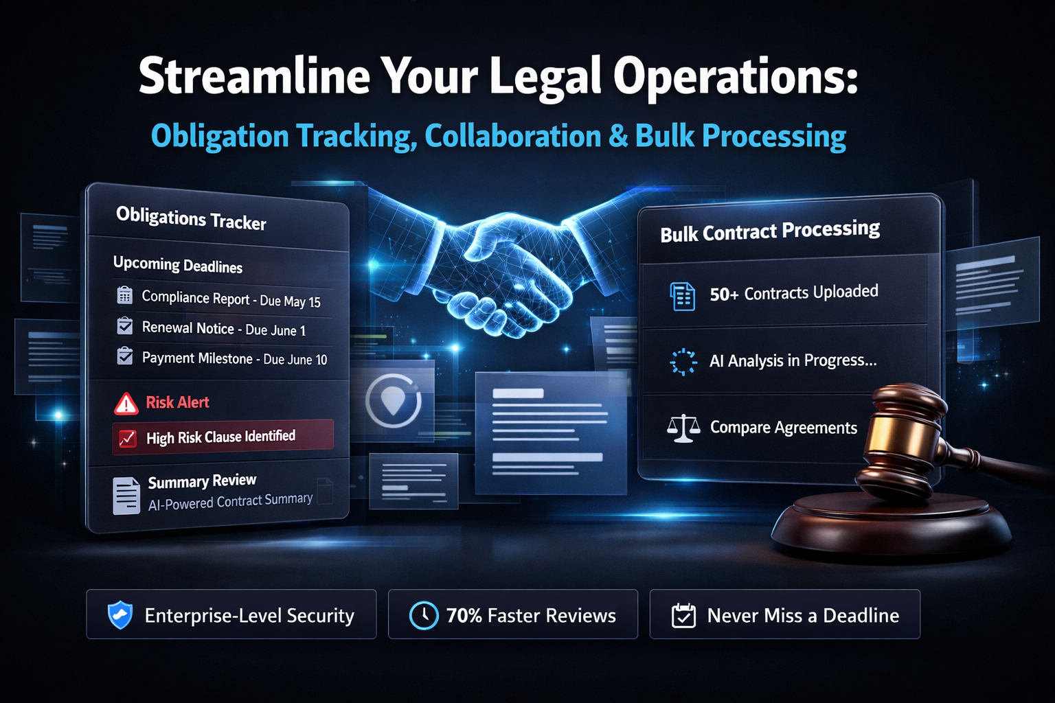 Streamline Your Legal Operations: Obligation Tracking, Collaboration & Bulk Processing
