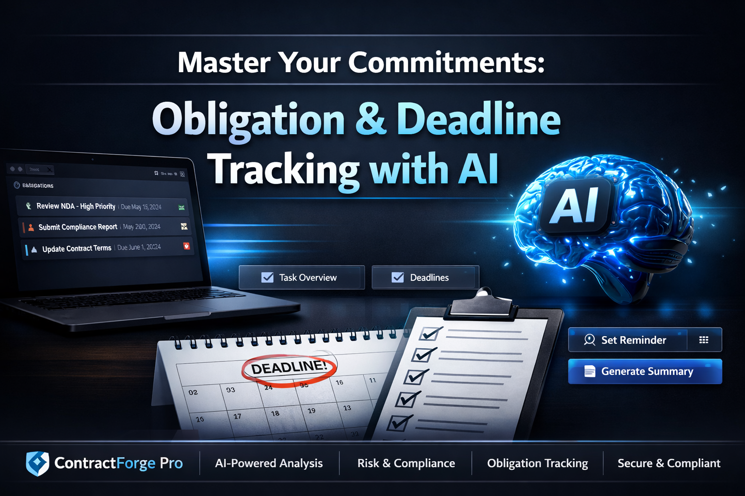 Master Your Commitments: Obligation & Deadline Tracking with AI