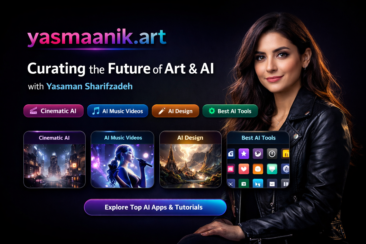 Yasmaanik.art: Curating the Future of Art & AI with Yasaman Sharifzadeh