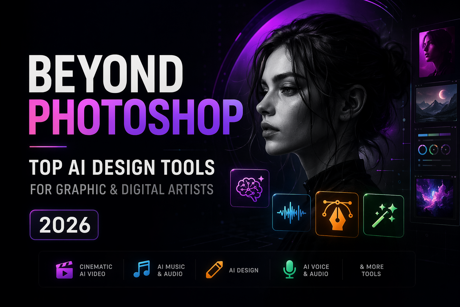 Beyond Photoshop: Top AI Design Tools for Graphic & Digital Artists (2026)