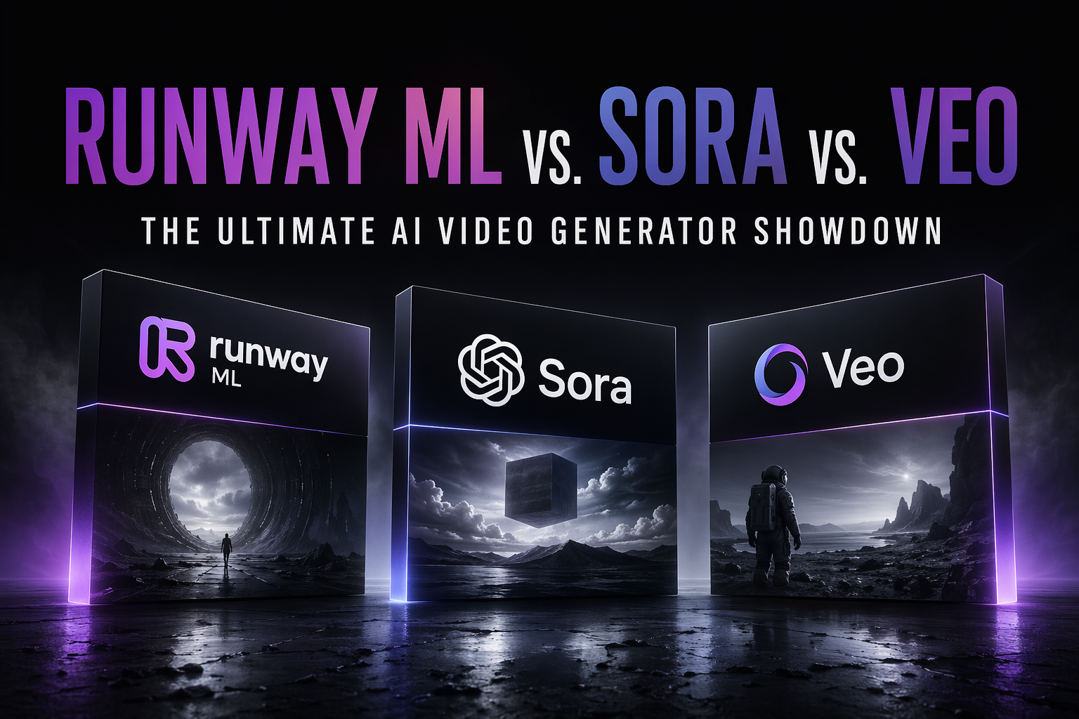 Runway ML vs. Sora vs. Veo: The Ultimate AI Video Generator Showdown