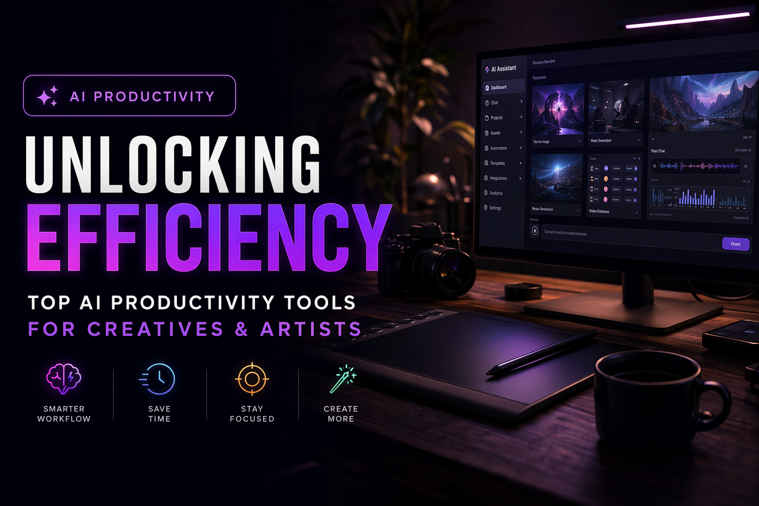 Unlocking Efficiency: Top AI Productivity Tools for Creatives & Artists