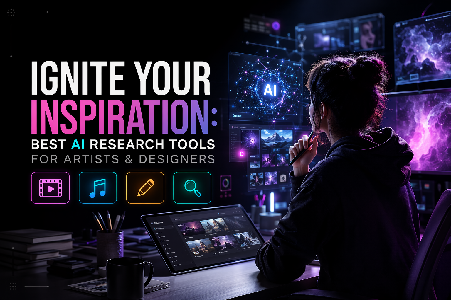 Ignite Your Inspiration: Best AI Research Tools for Artists & Designers