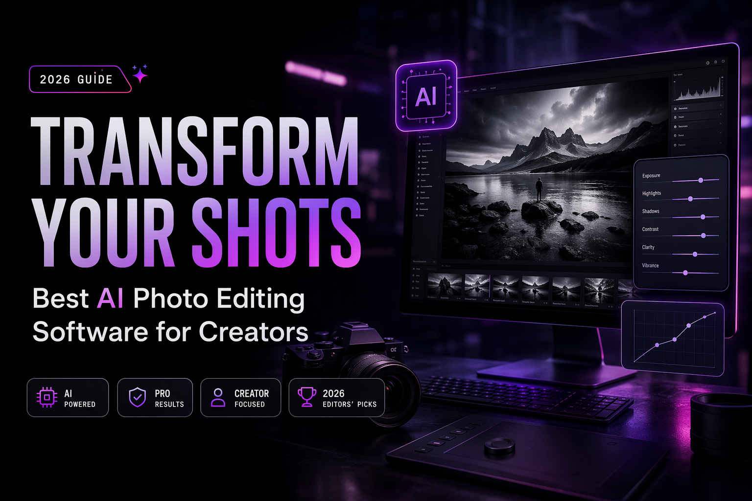 Transform Your Shots: Best AI Photo Editing Software for Creators (2026)