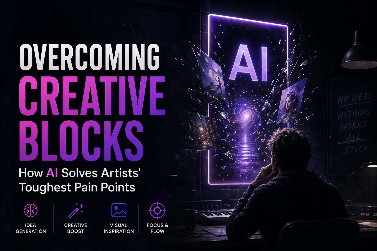 Overcoming Creative Blocks: How AI Solves Artists' Toughest Pain Points