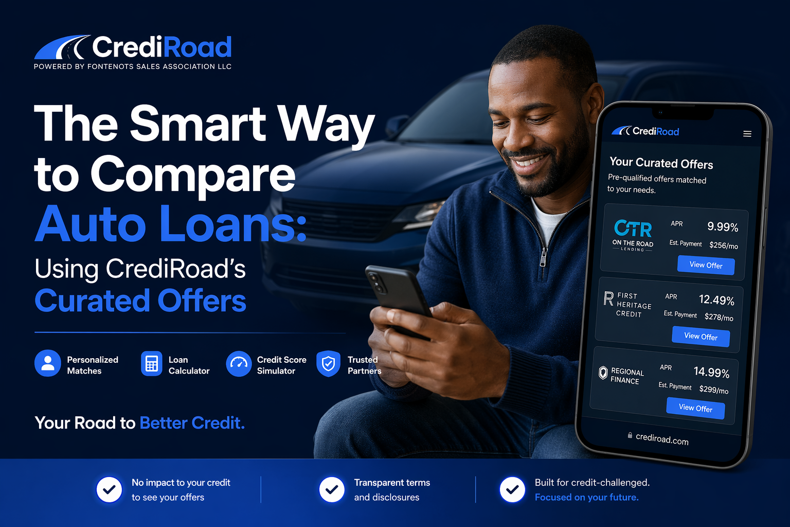 The Smart Way to Compare Auto Loans: Using CrediRoad's Curated Offers