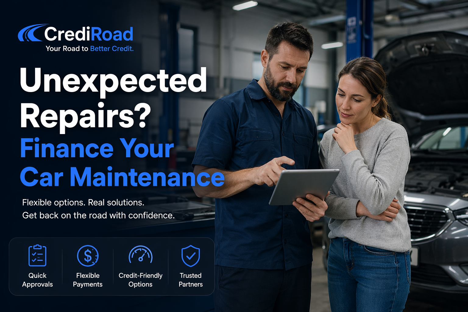 Unexpected Repairs? Finance Your Car Maintenance with CrediRoad