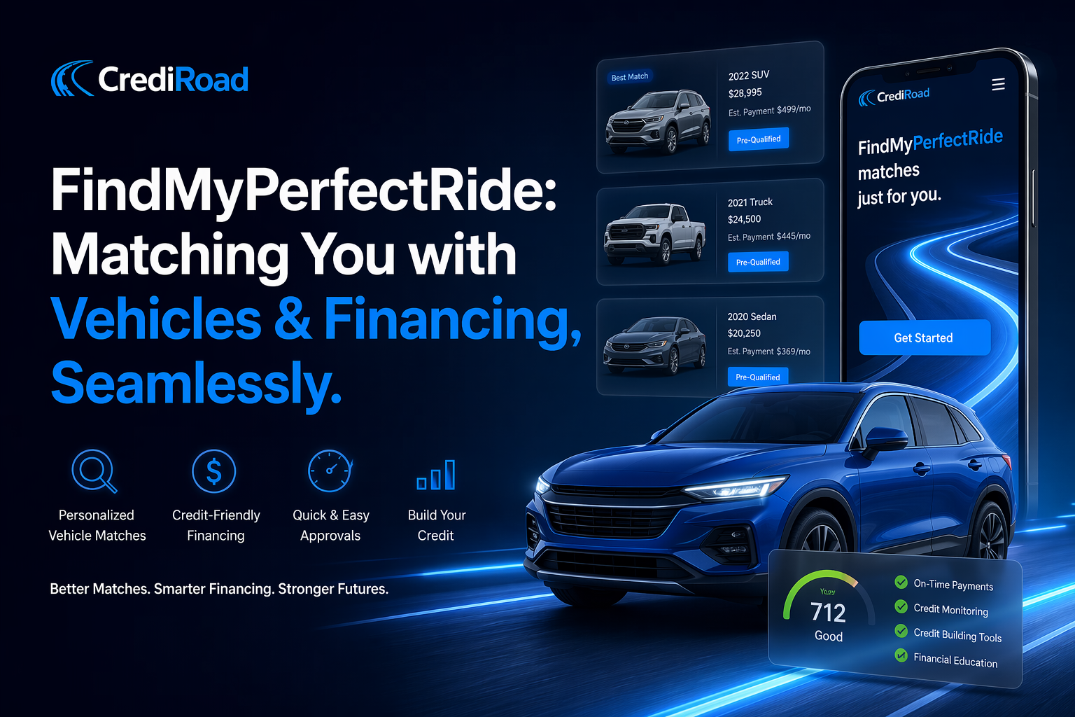 FindMyPerfectRide: Matching You with Vehicles & Financing, Seamlessly