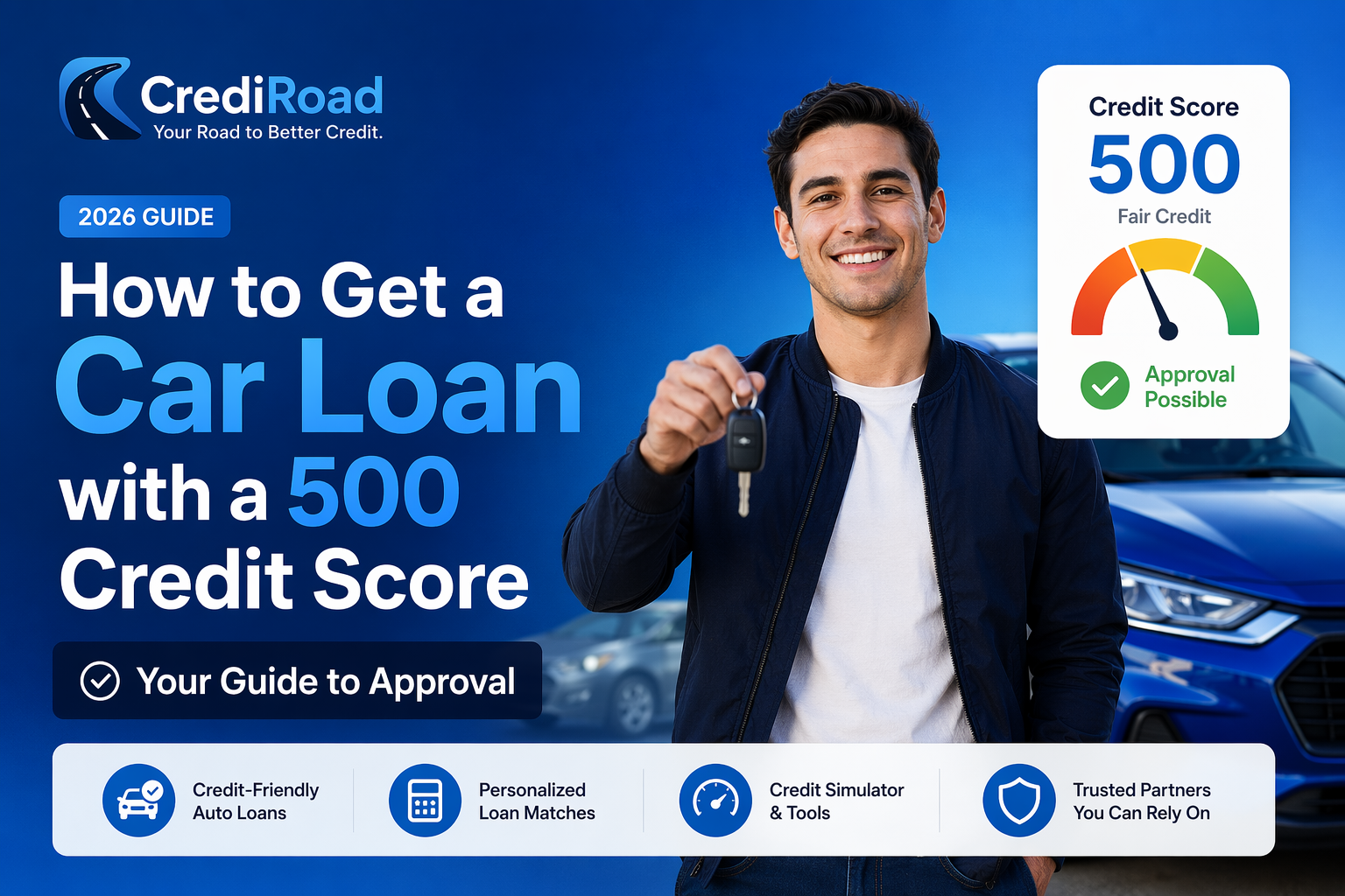 How to Get a Car Loan with a 500 Credit Score in 2026: Your Guide to Approval