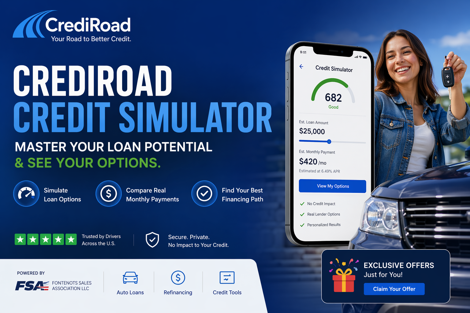 CrediRoad Credit Simulator: Master Your Loan Potential & See Your Options