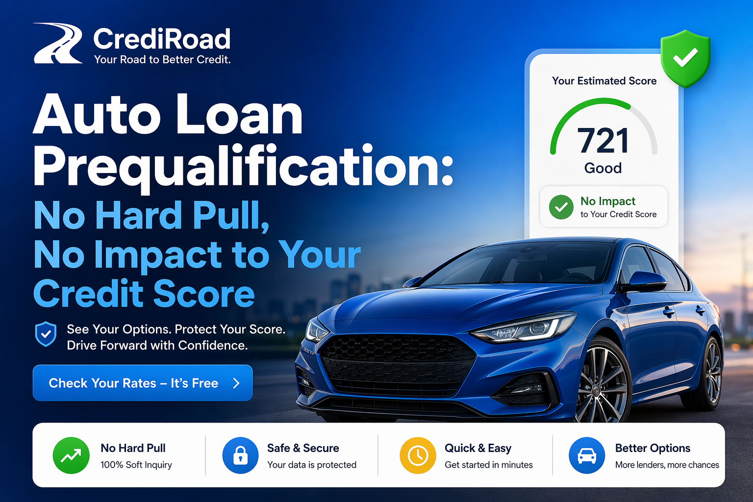 Auto Loan Prequalification: No Hard Pull, No Impact to Your Credit Score