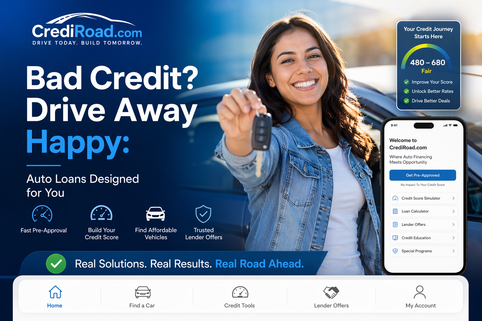 Bad Credit? Drive Away Happy: Auto Loans Designed for You