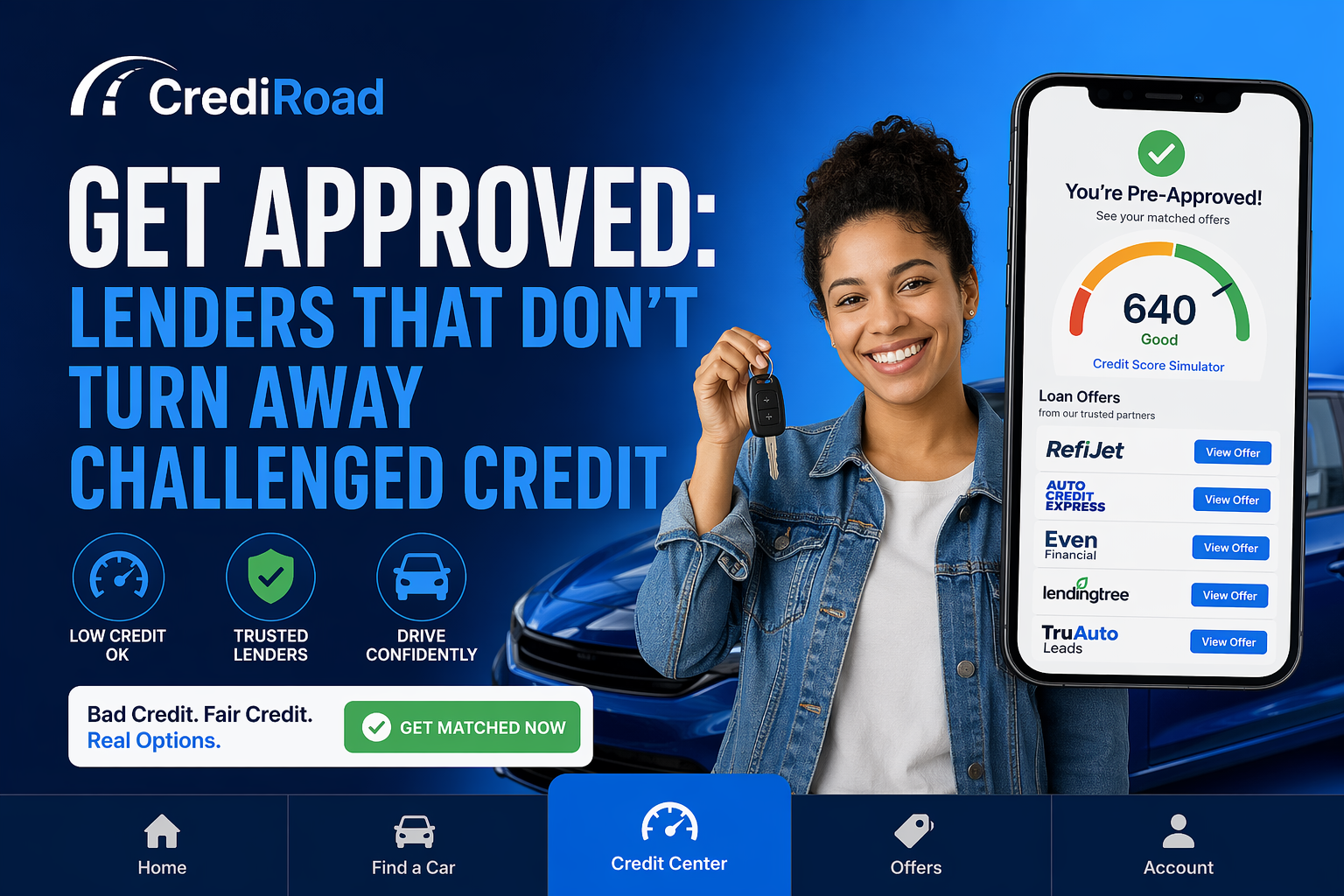 Get Approved: Lenders That Don't Turn Away Challenged Credit