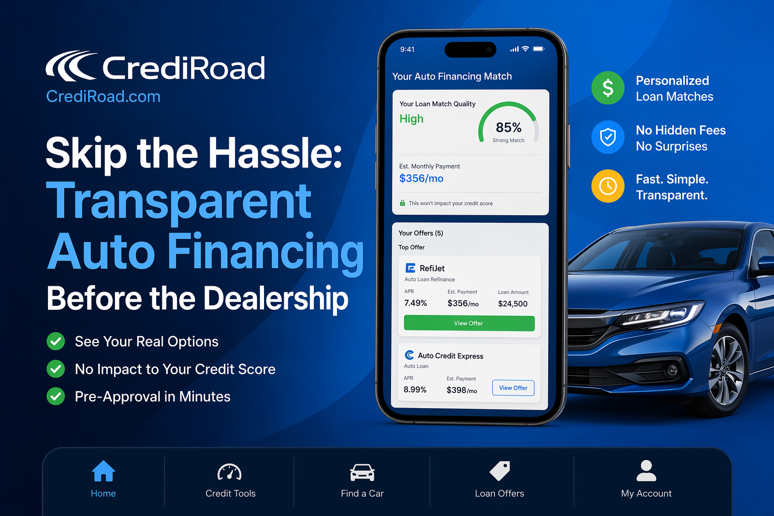 Skip the Hassle: Transparent Auto Financing Before the Dealership