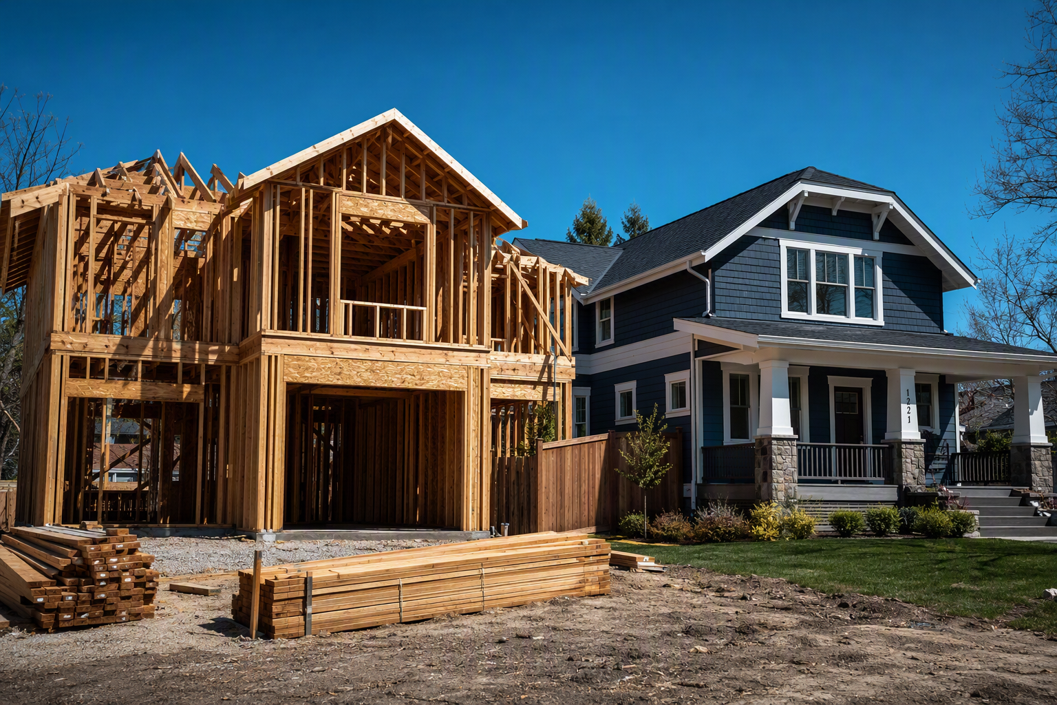 Residential construction and renovation projects financed with private capital