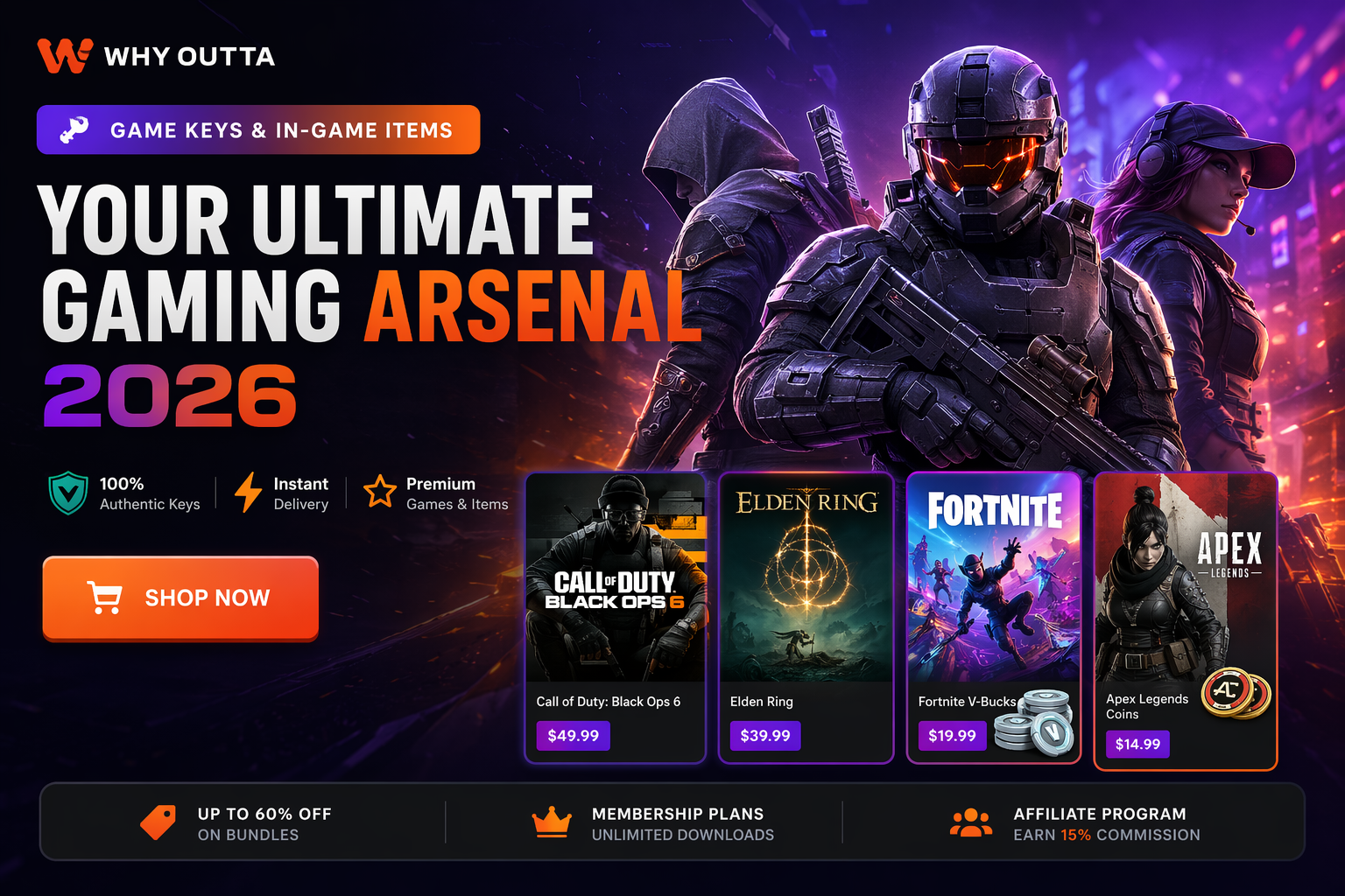 Game Keys & In-Game Items 2026: Your Ultimate Gaming Arsenal