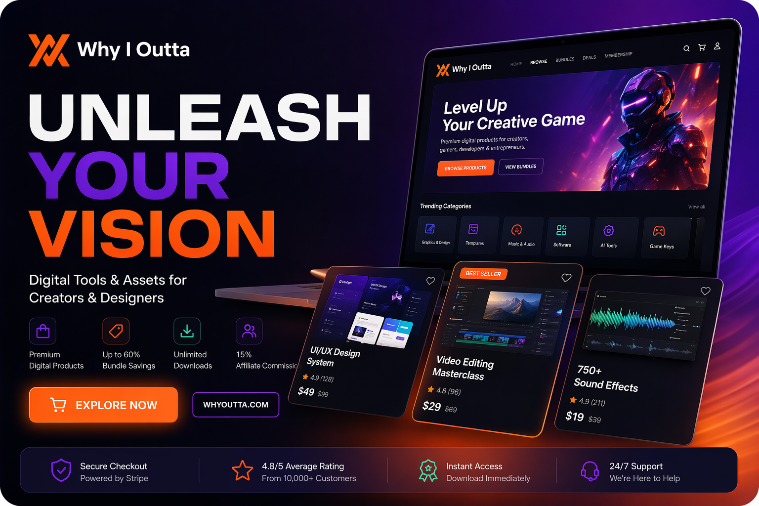 Unleash Your Vision: Digital Tools & Assets for Creators & Designers
