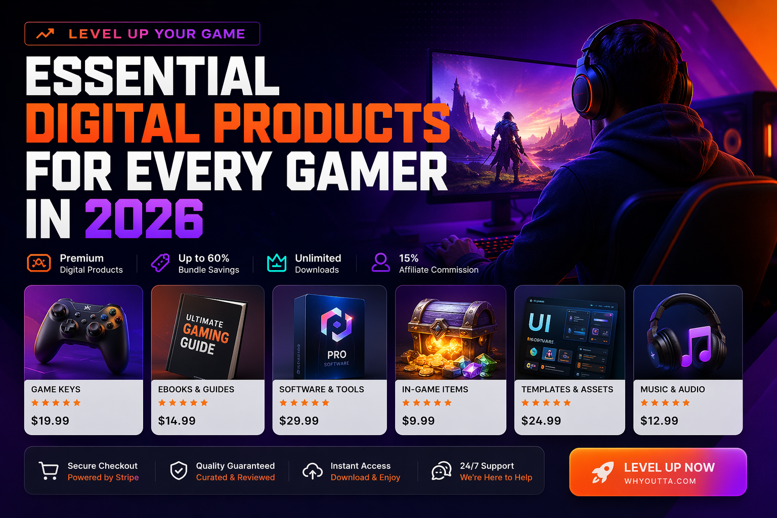 Level Up Your Game: Essential Digital Products for Every Gamer in 2026