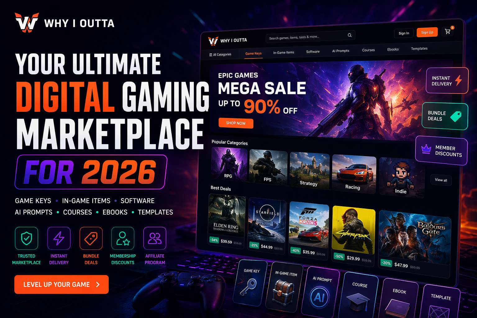 Why I Outta: Your Ultimate Digital Gaming Marketplace for 2026